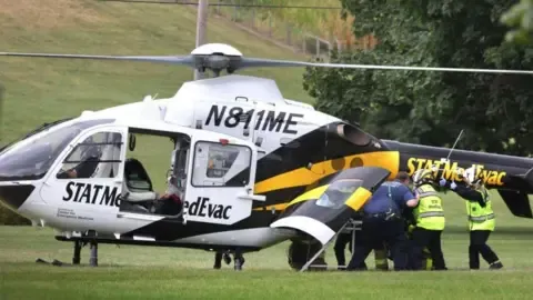 A group of law enforcement personnel shot in PA, with three in serious health status