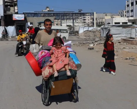 Escaping from Peril to Death: Gaza City Residents Confront Heart-Wrenching Choice