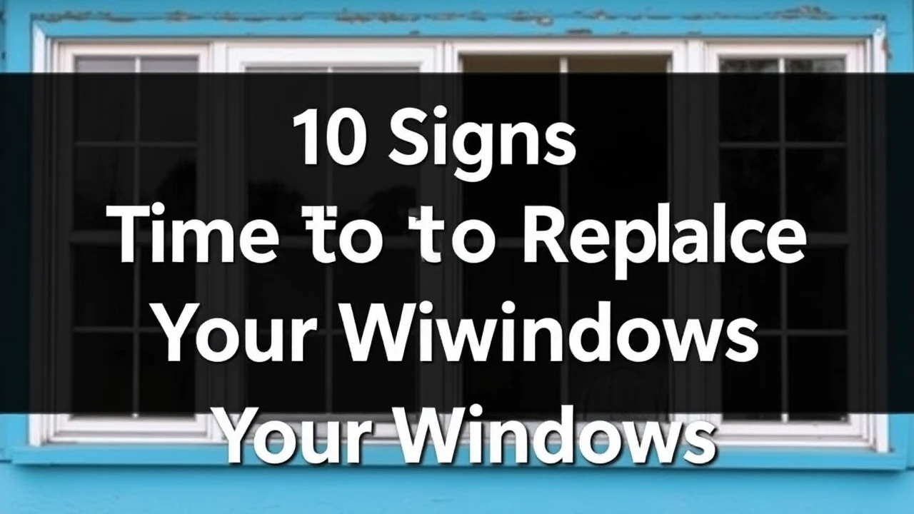 10 Signs It's Time to Replace Your Windows